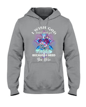 Load image into Gallery viewer, Rose Mandala Pattern I Need You Here Gift For Angel Dad Hoodie