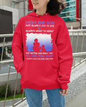 Load image into Gallery viewer, Mom And Son Always Heart To Heart Gift For Family Hoodie