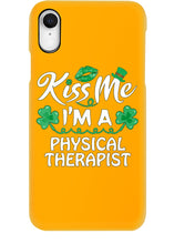 Load image into Gallery viewer, Physical Therapist Green Lip Shamrock St. Patrick's Day Color Changing Mug Phone case
