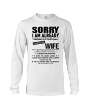 Load image into Gallery viewer, She's My Whole World Gift For Husband Unisex Long Sleeve