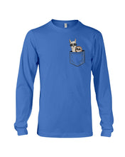 Load image into Gallery viewer, Cool Llama And Sloth In Pocket Meaningful Gift Unisex Long Sleeve