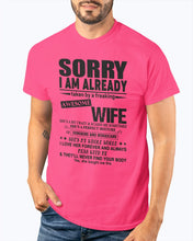 Load image into Gallery viewer, She's My Whole World Gift For Husband Guys Tee