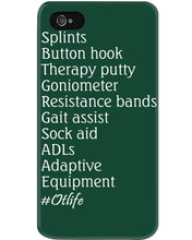 Load image into Gallery viewer, Splints Button Hook Therapy Putty Goniometer Resistance Bands Phone case