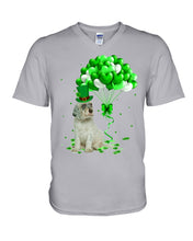Load image into Gallery viewer, English Setter Patrick Balloons St. Patrick's Day Color Changing Mug Guys V-Neck
