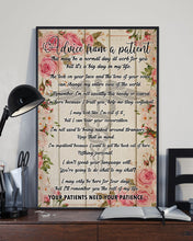 Load image into Gallery viewer, Phlebotomist Advice From A Patient Floral Background Vertical Poster
