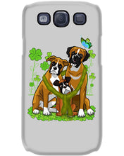 Load image into Gallery viewer, Funny Boxer With Butterflies Clover St Patrick's Day Gift For Dog Lovers Phone case
