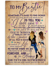 Load image into Gallery viewer, I Love You So Much Gift For Bestie Vertical Poster
