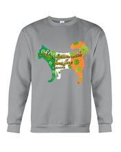 Load image into Gallery viewer, Life Is Better With Husky Around Ireland Flag Color St Patrick's Day Gift For Dog Lovers Sweatshirt
