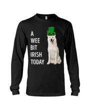 Load image into Gallery viewer, White Siberian Husky Irish Today Dog Lovers St. Patrick's Day Printed Mug Unisex Long Sleeve

