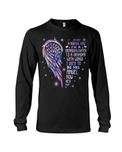Load image into Gallery viewer, Purple Wings Gift For Angel Grandpa I Used To Be His Angel Unisex Long Sleeve
