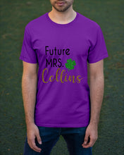 Load image into Gallery viewer, Shamrock Future Mrs Collins St Patrick's Day Guys Tee
