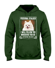 Load image into Gallery viewer, White Pomeranian Will Follow You St. Patrick's Day Printed Mug Hoodie
