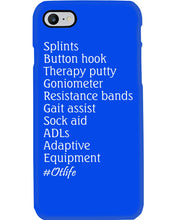 Load image into Gallery viewer, Splints Button Hook Therapy Putty Goniometer Resistance Bands Phone case
