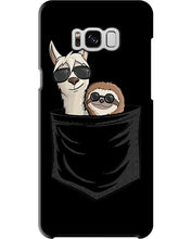 Load image into Gallery viewer, Cool Llama And Sloth In Pocket Meaningful Gift Phone case
