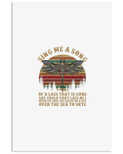 Load image into Gallery viewer, Sing Me A Song Dragonfly Retro Vintage Vertical Poster
