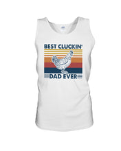 Load image into Gallery viewer, Best Cluckin' Dad Ever Retro Vintage Gift For Dad Unisex Tank Top
