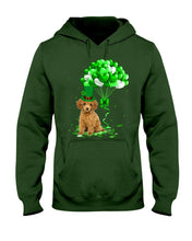 Load image into Gallery viewer, Red Toy Poodle Patrick Balloons St. Patrick's Day Color Changing Mug Hoodie
