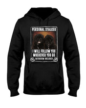 Load image into Gallery viewer, Black Pooshi Black Shipoo Personal Stalker St. Patrick's Day Printed Mug Hoodie
