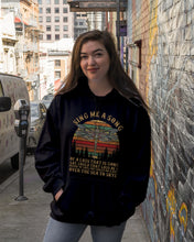 Load image into Gallery viewer, Sing Me A Song Dragonfly Retro Vintage Hoodie
