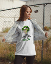Load image into Gallery viewer, Keep Silent Sparkling Green Lips St Patrick's Day Gift Guys Tee

