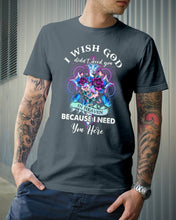 Load image into Gallery viewer, Rose Mandala Pattern I Need You Here Gift For Angel Dad Guys Tee
