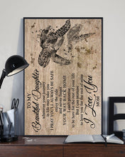 Load image into Gallery viewer, Turtle Love You For The Rest Of Mine Mom Gift For Daughter Vertical Poster
