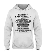 Load image into Gallery viewer, A Freaking Awesome Husband Is My Life Hoodie
