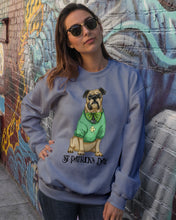 Load image into Gallery viewer, Bulldog Green Tee St Patrick's Day Gift For Dog Lovers Sweatshirt
