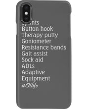 Load image into Gallery viewer, Splints Button Hook Therapy Putty Goniometer Resistance Bands Phone case
