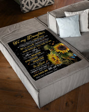 Load image into Gallery viewer, You Are My Sun Moon And Star Dad Gift For Daughter Fleece Blanket
