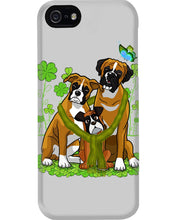 Load image into Gallery viewer, Funny Boxer With Butterflies Clover St Patrick's Day Gift For Dog Lovers Phone case
