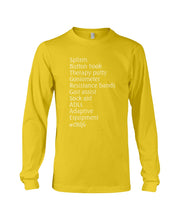 Load image into Gallery viewer, Splints Button Hook Therapy Putty Goniometer Resistance Bands Unisex Long Sleeve
