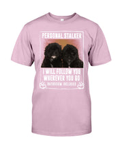 Load image into Gallery viewer, Black Pooshi Black Shipoo Personal Stalker St. Patrick's Day Printed Mug Guys Tee
