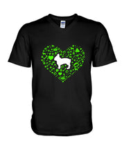 Load image into Gallery viewer, Frenchie Green Irish Items St Patrick's Day Gift For Dog Lovers Guys V-Neck
