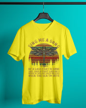 Load image into Gallery viewer, Sing Me A Song Dragonfly Retro Vintage Guys V-Neck
