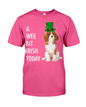 Load image into Gallery viewer, Cavalier King Charles Spaniel Irish Today Green St. Patrick's Day Printed Mug Guys Tee
