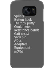 Load image into Gallery viewer, Splints Button Hook Therapy Putty Goniometer Resistance Bands Phone case
