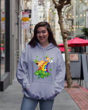 Load image into Gallery viewer, Frenchie Running On Rainbow Clover St Patrick's Day Gift For Dog Lovers Hoodie
