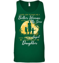 Load image into Gallery viewer, I Asked God To Make Me A Better Woman Unisex Tank Top
