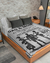 Load image into Gallery viewer, Always Be My Loving Parents Son Gift For Mom And Dad Sherpa Blanket
