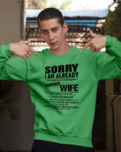 Load image into Gallery viewer, She's My Whole World Gift For Husband Sweatshirt
