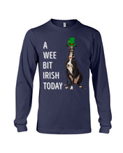 Load image into Gallery viewer, Greyhound Irish Today Green St. Patrick's Day Printed Mug Unisex Long Sleeve
