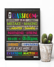 Load image into Gallery viewer, This Classroom Is A Mistake Making Laughter Sharing Vertical Poster
