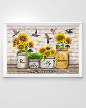Load image into Gallery viewer, Autism Awareness You Are My Sunshine Hummingbirds Horizontal Poster
