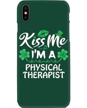Load image into Gallery viewer, Physical Therapist Green Lip Shamrock St. Patrick's Day Color Changing Mug Phone case
