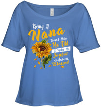 Load image into Gallery viewer, Meaningful Gift For Family Being A Nana Doesn't Make Me Old Ladies Tee
