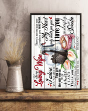 Load image into Gallery viewer, Swans And Flower Love You So Deeply Gift For Wife Vertical Poster
