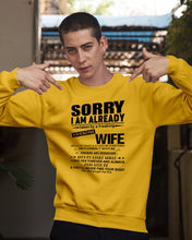 Load image into Gallery viewer, She's My Whole World Gift For Husband Sweatshirt

