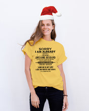 Load image into Gallery viewer, A Freaking Awesome Husband Is My Life Guys Tee
