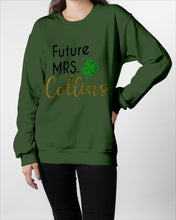Load image into Gallery viewer, Shamrock Future Mrs Collins St Patrick's Day Sweatshirt
